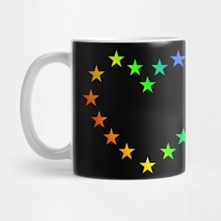 Rainbow heart Mug